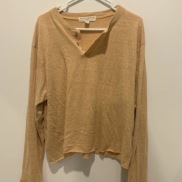 Urban Outfitters Project Social T Yellow Shirt - Picture 1 of 2